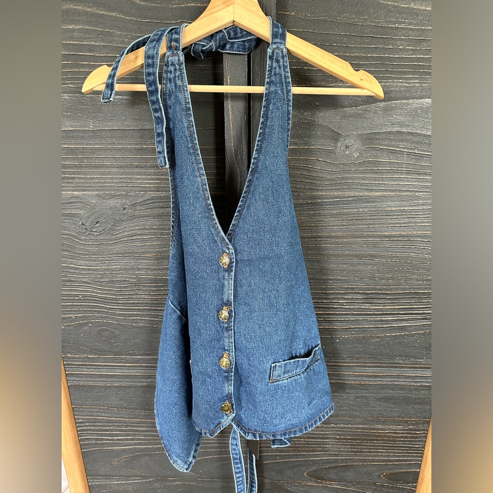 Lioness denim vest